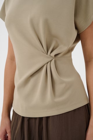SAINT TROPEZ Bluse 'Theo' in Braun