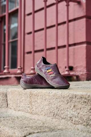 Chaussure basse Rieker en violet