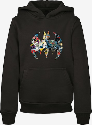 F4NT4STIC Sweatshirt 'Batman Comic Book' in Black: front