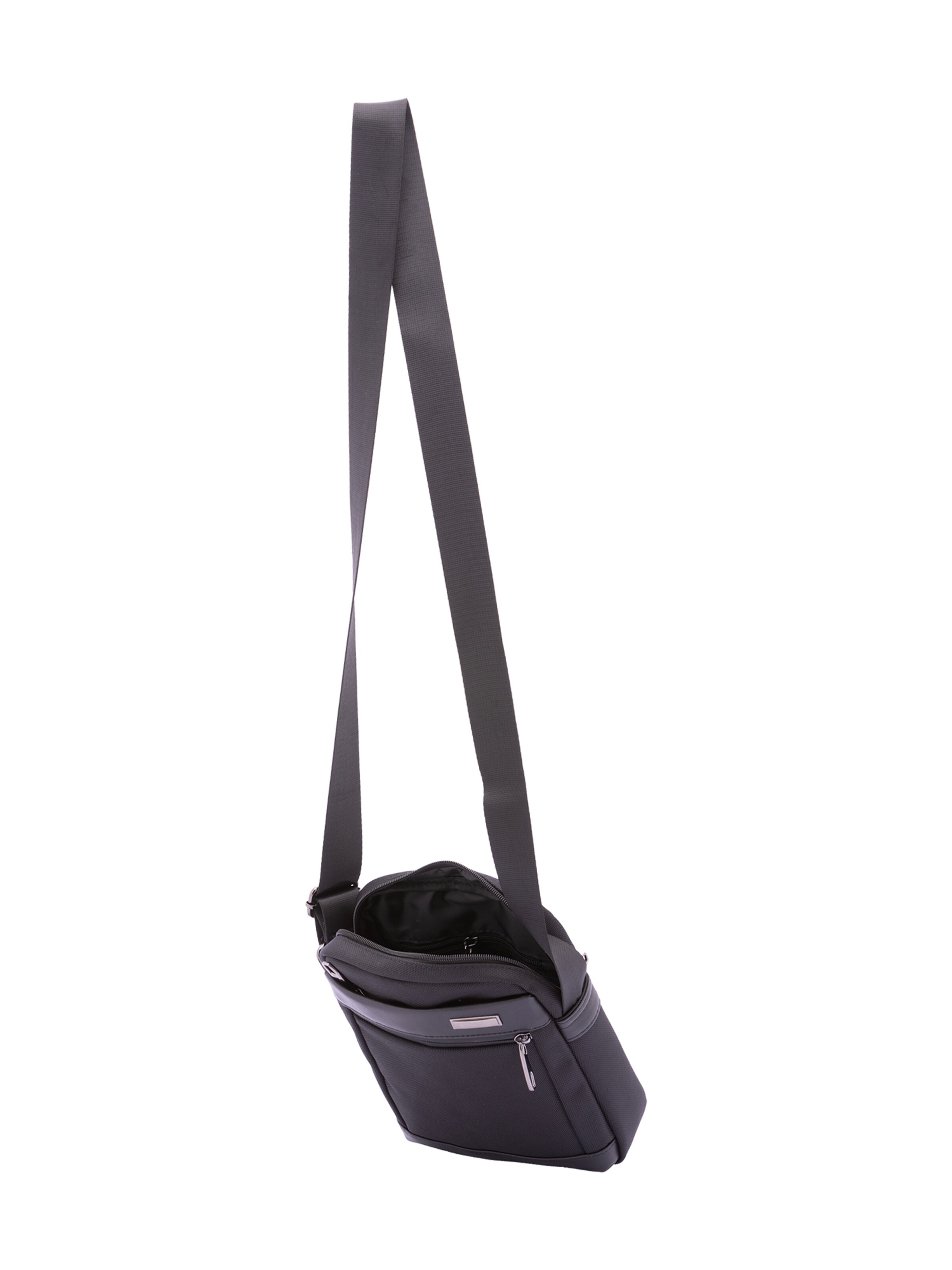Borsa a tracolla 'Borsa a Tracolla Uomo B Cavalli Poliestere Zip Tasche Tracolla Regolabile' di B. Cavalli in nero