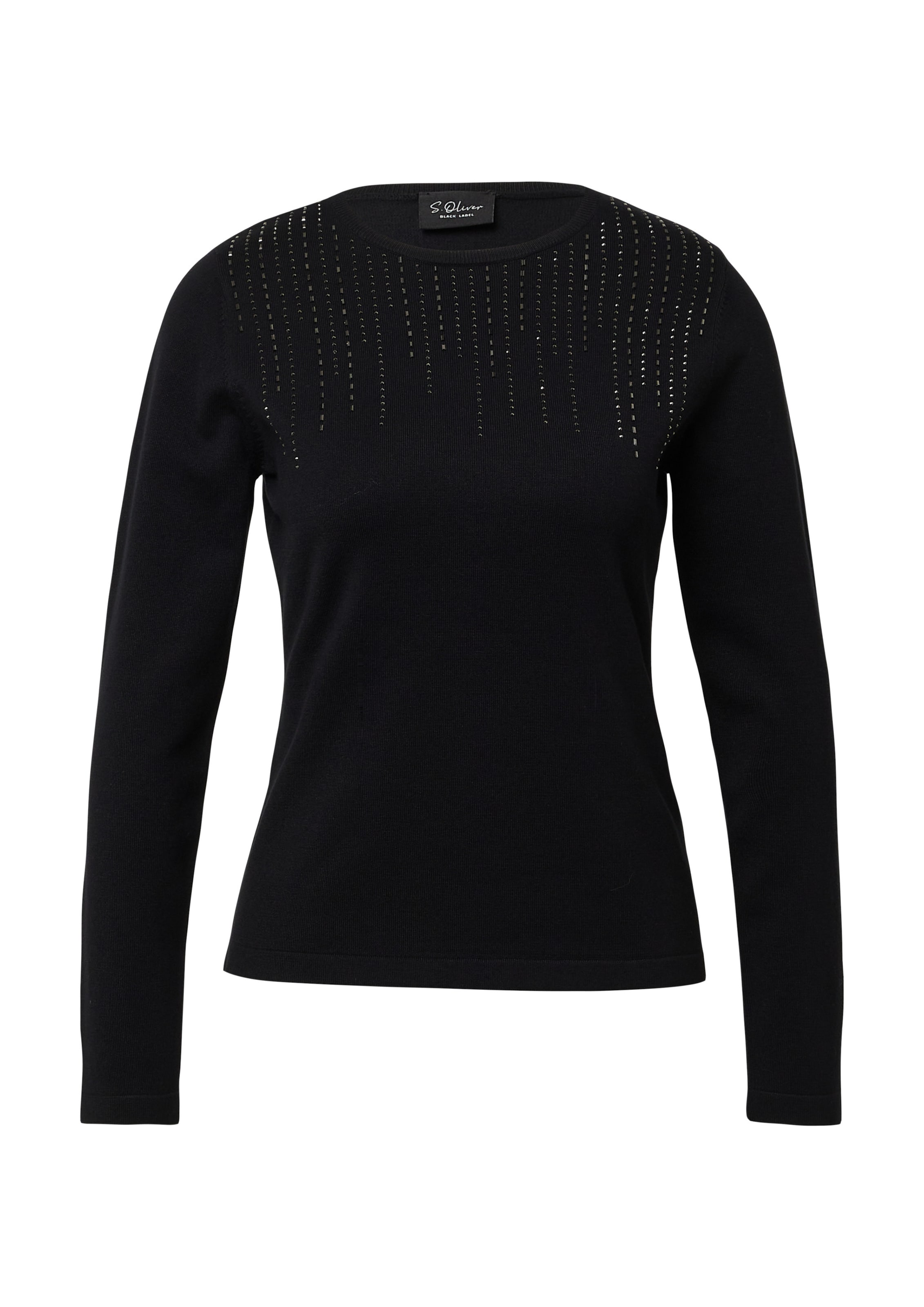 s.Oliver Sweater in Black: front
