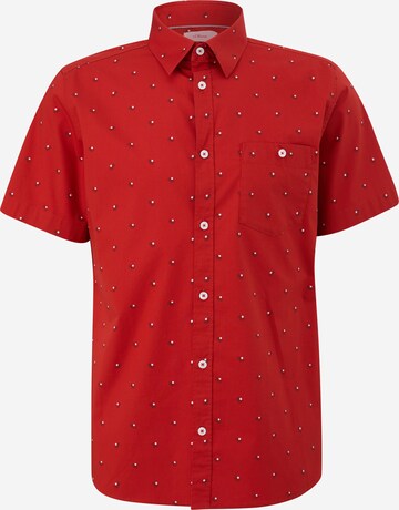 s.Oliver Slim fit Button Up Shirt in Red: front