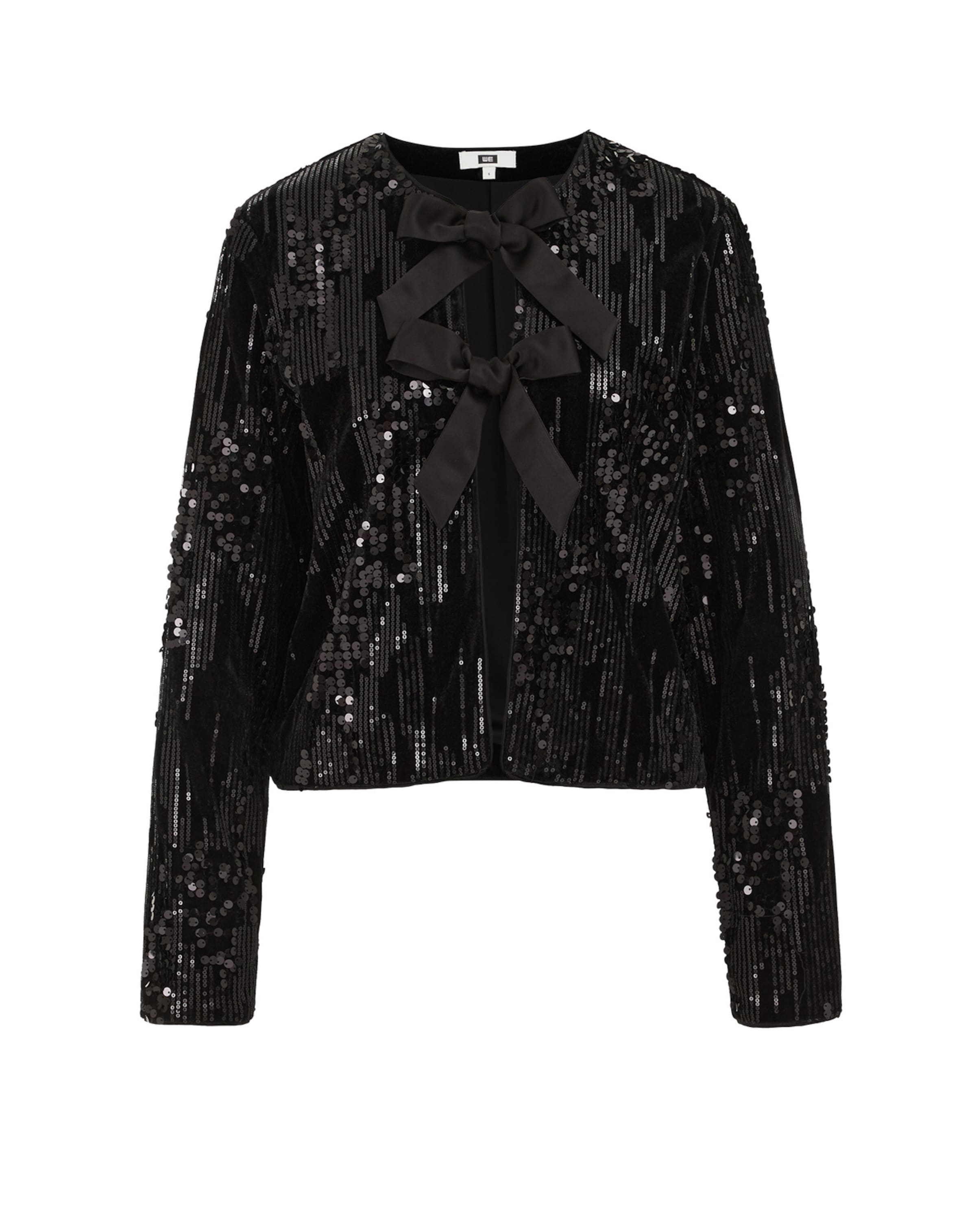 WE Fashion Μπλούζα σε μαύρο: μπροστά