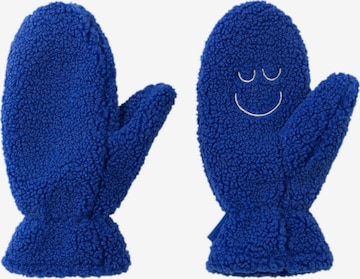 Kubota Mittens 'Kubota Women's Fleece Autumn Mittens Winter Gloves' in Blue: front