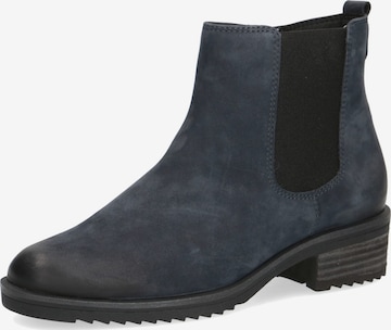 CAPRICE Chelsea Boots in Blue: front