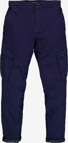 GARCIA Slimfit Cargobroek in Blauw: voorkant