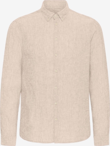 Casual Friday Button Up Shirt ' CFAnton ' in Brown: front