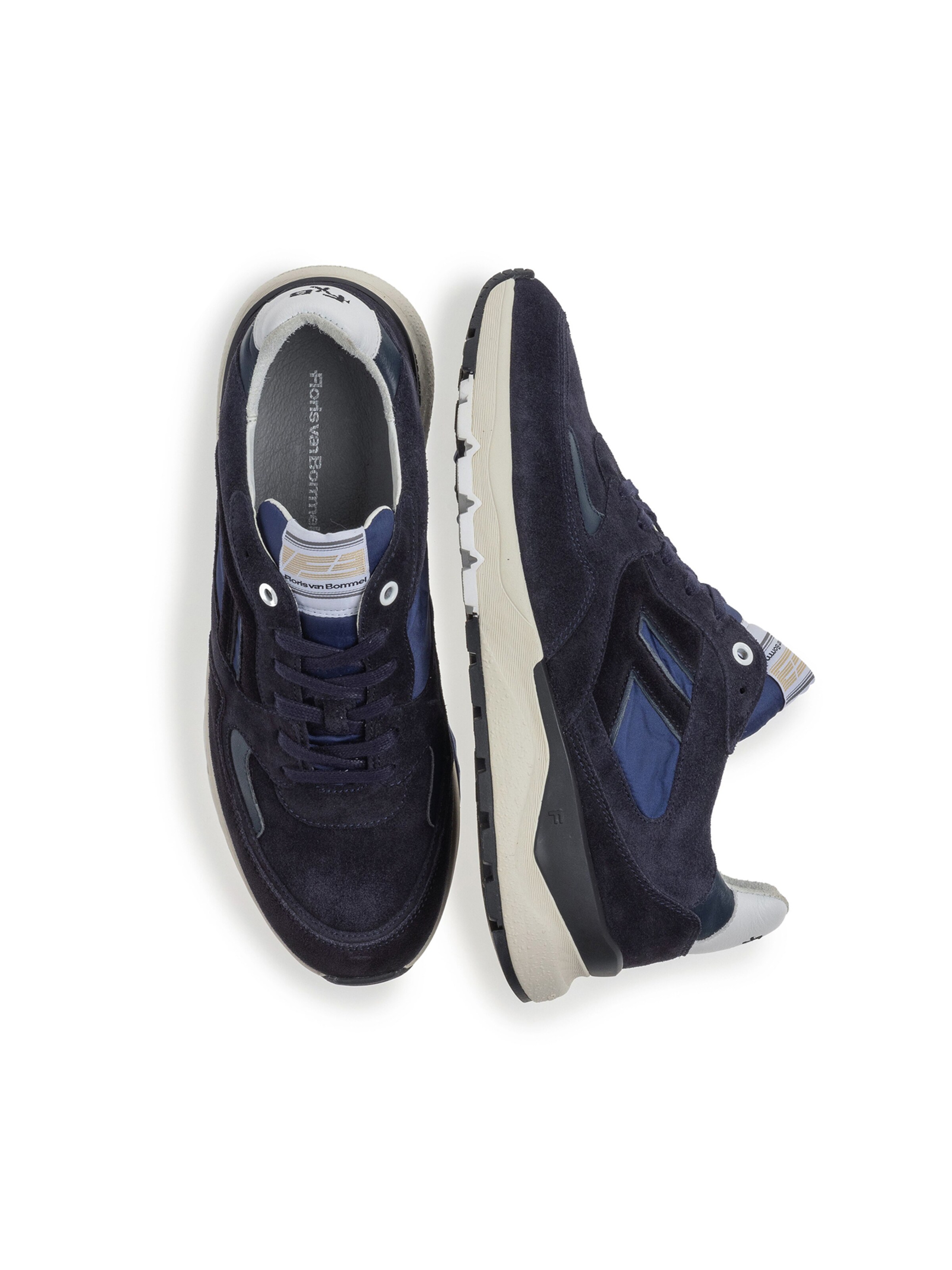 Floris van Bommel Sneakers laag 'De Treener 01' in Blauw