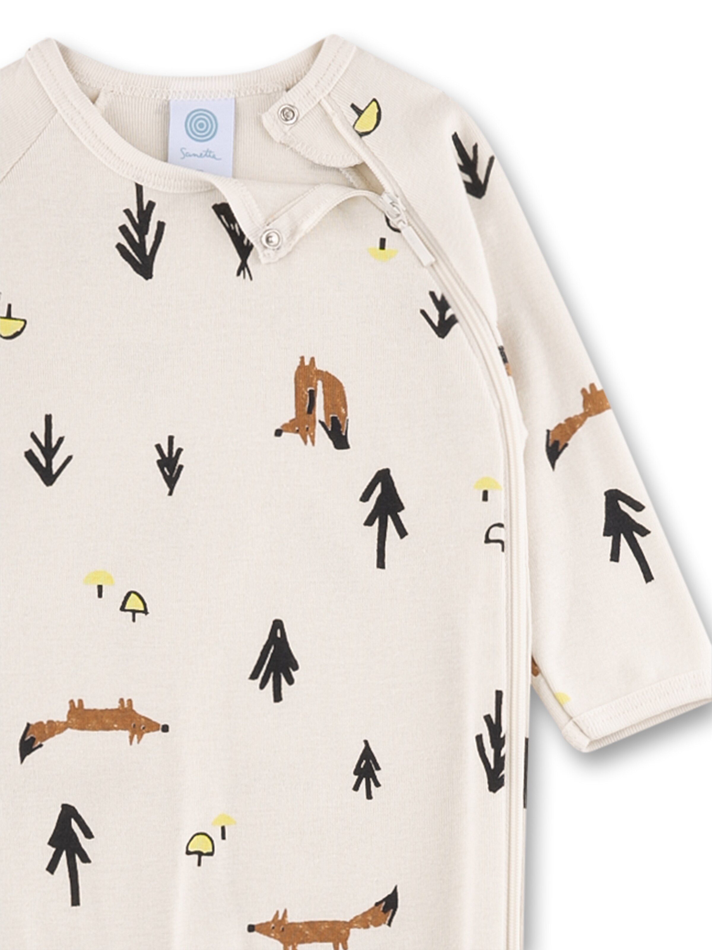 Tutina / body per bambino 'Fuchs' di Sanetta in beige