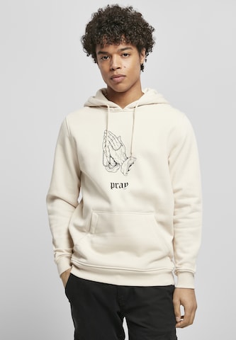 Mister Tee Sweatshirt in Beige: voorkant