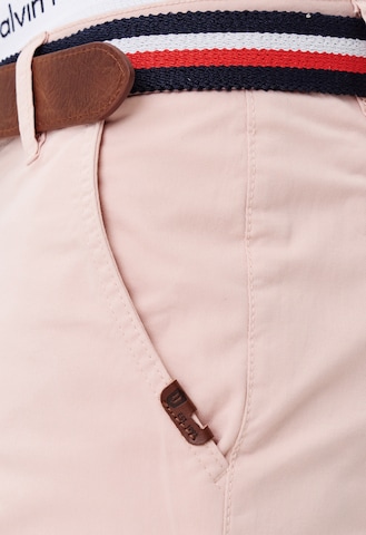 INDICODE JEANS Regular Chino Pants 'Creel' in Pink