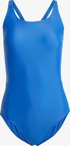 ADIDAS SPORTSWEAR Active Swimsuit 'Mid 3-Stripes' in Blue: front