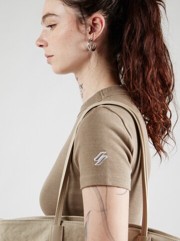 Superdry Majica | rjava barva