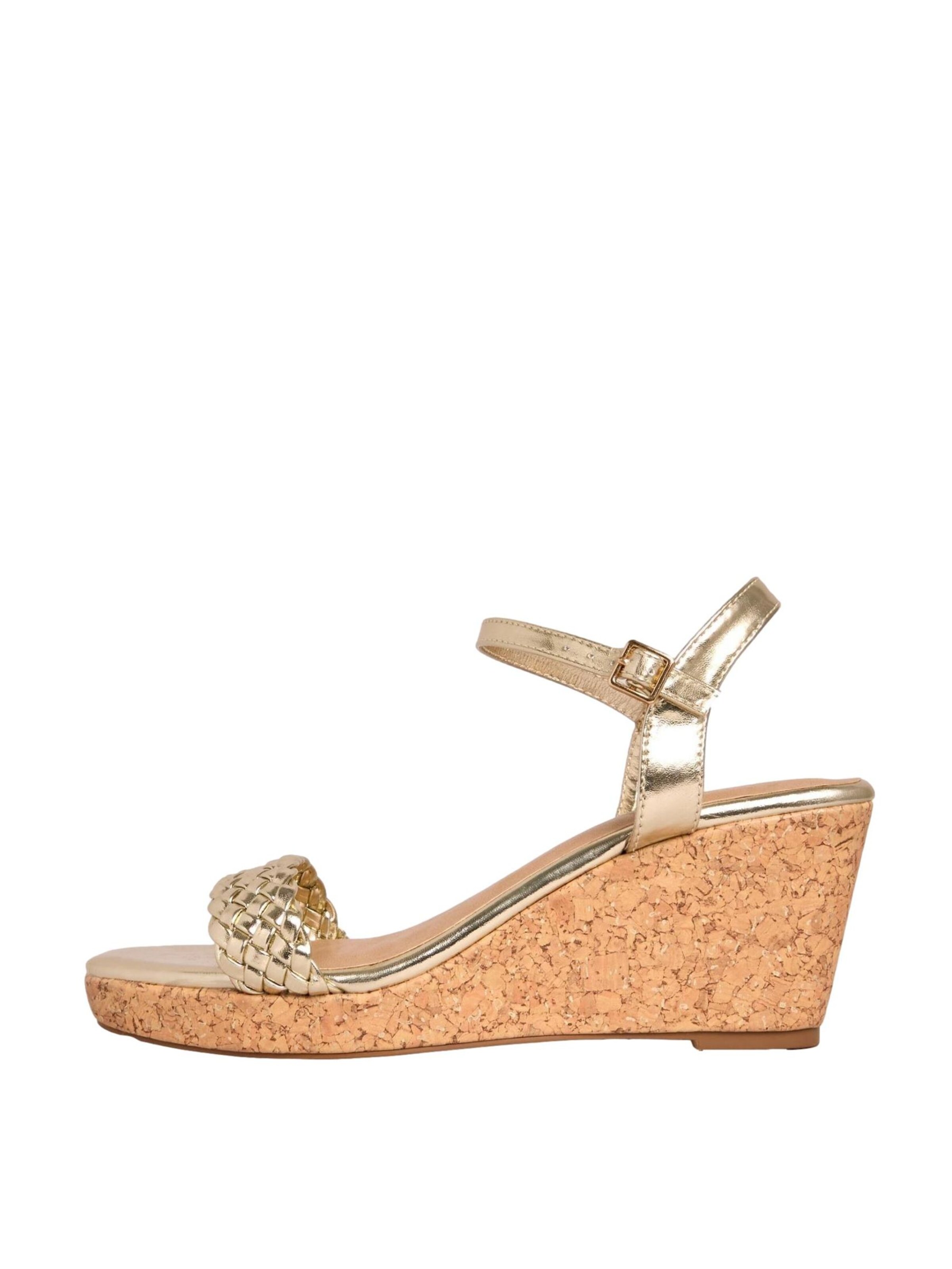 Friends Like These Sandale in Gold: Vorderseite