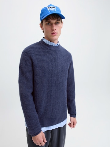Pull-over 'JORYORK OLLIE' JACK & JONES en bleu