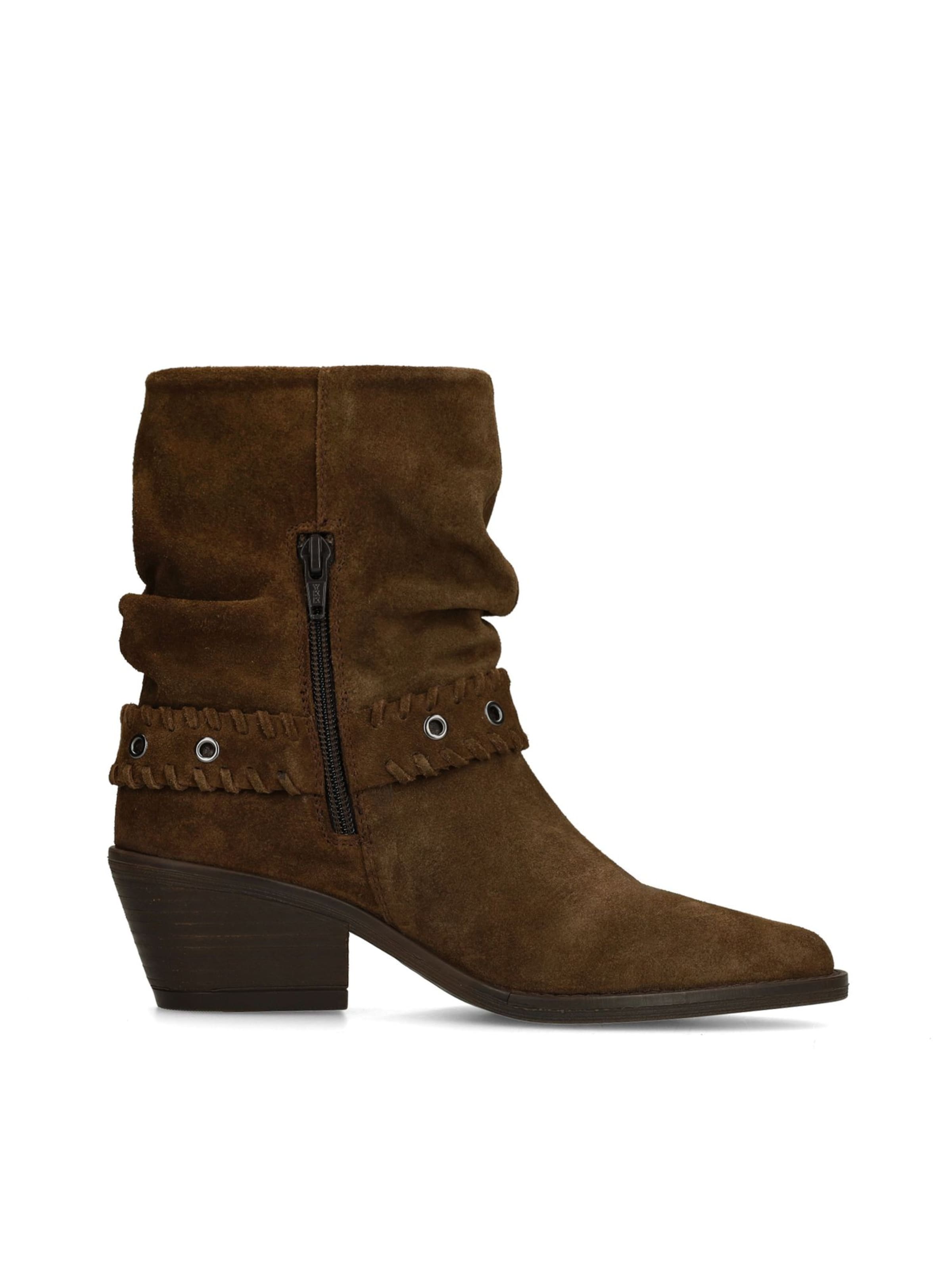 MANFIELD Stiefelette in Braun