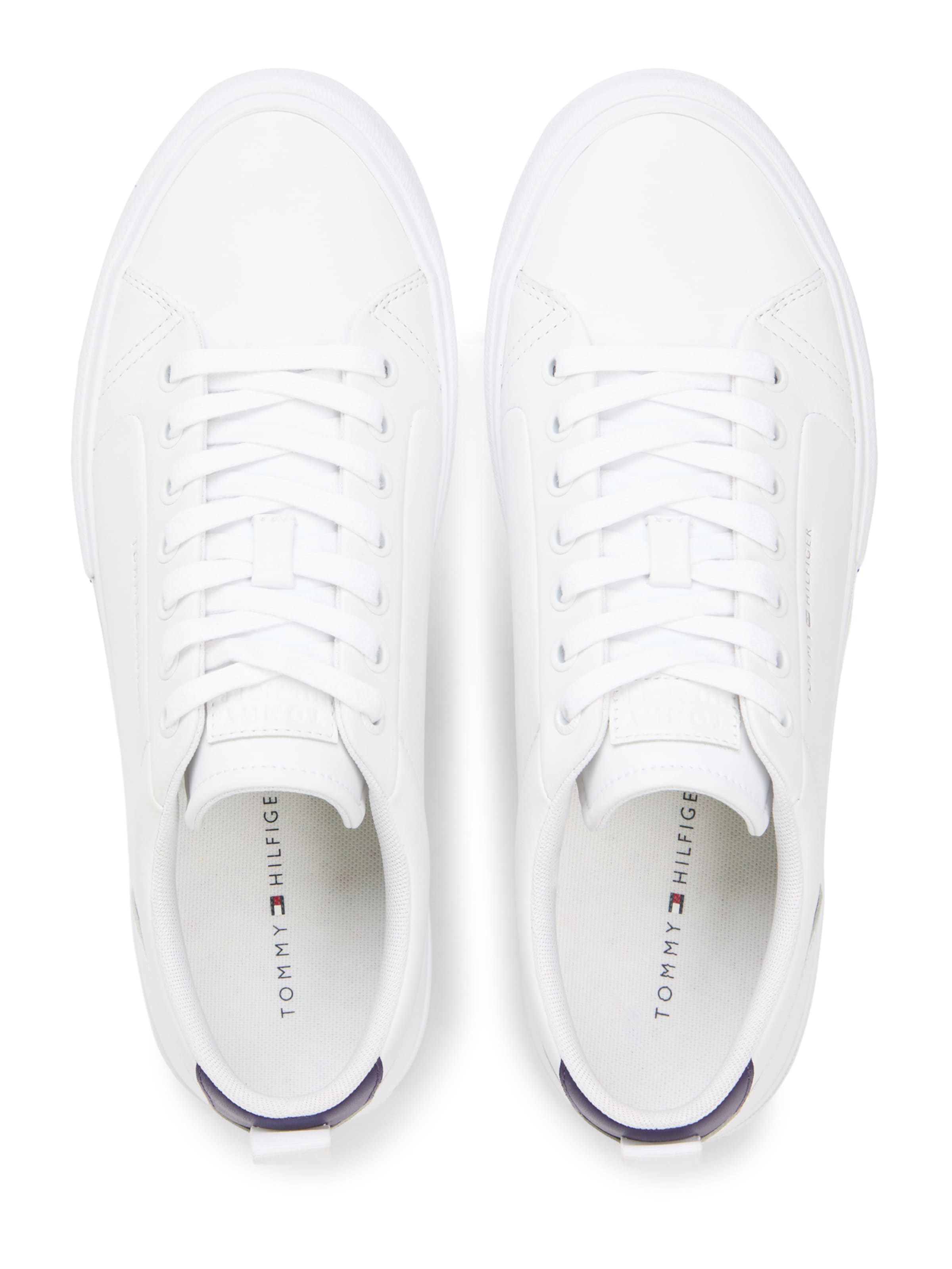 TOMMY HILFIGERNiske tenisice 'HARLEM STREET' - bijela boja