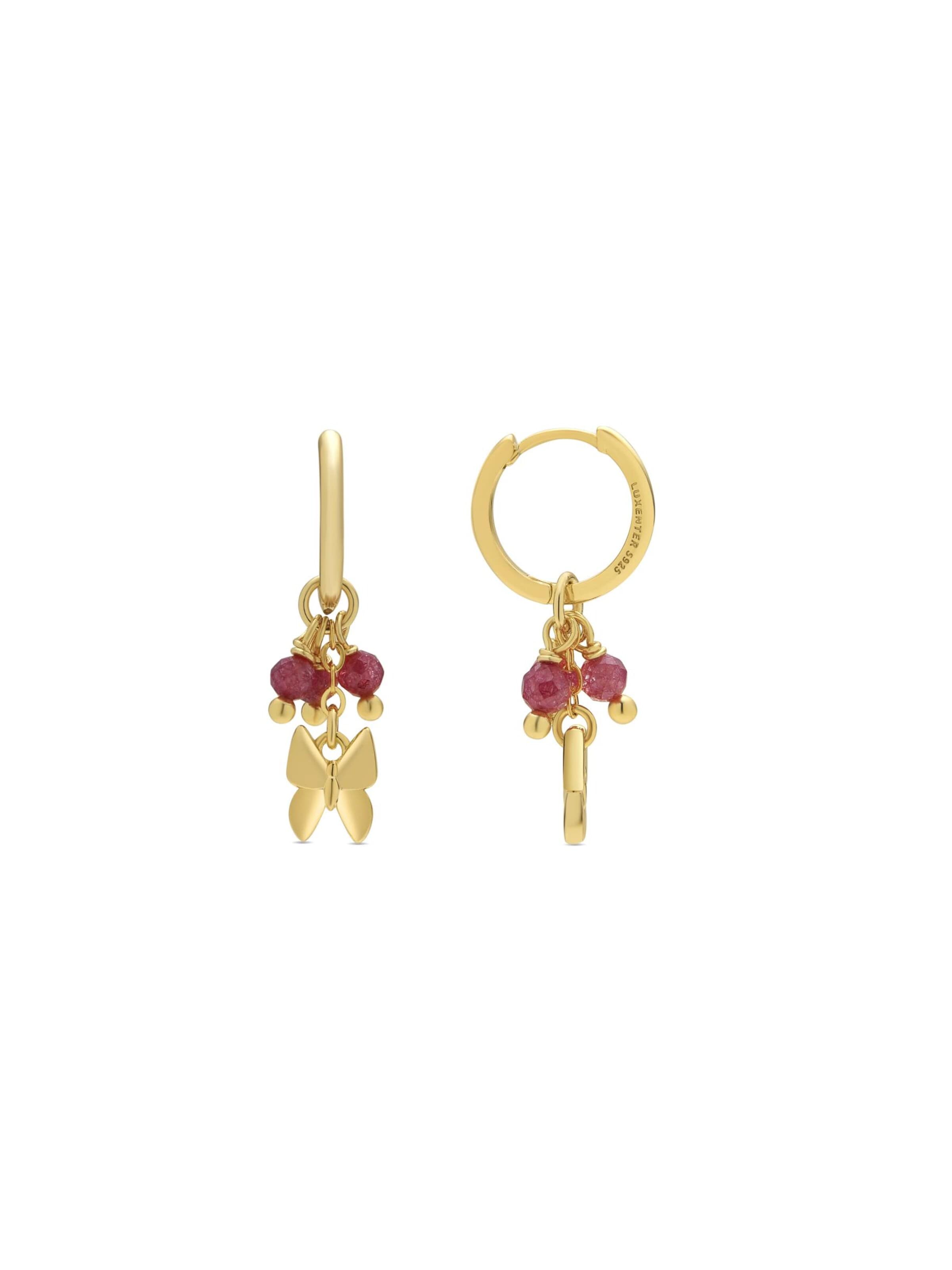 Luxenter Oorbellen 'Coaran' in Roze