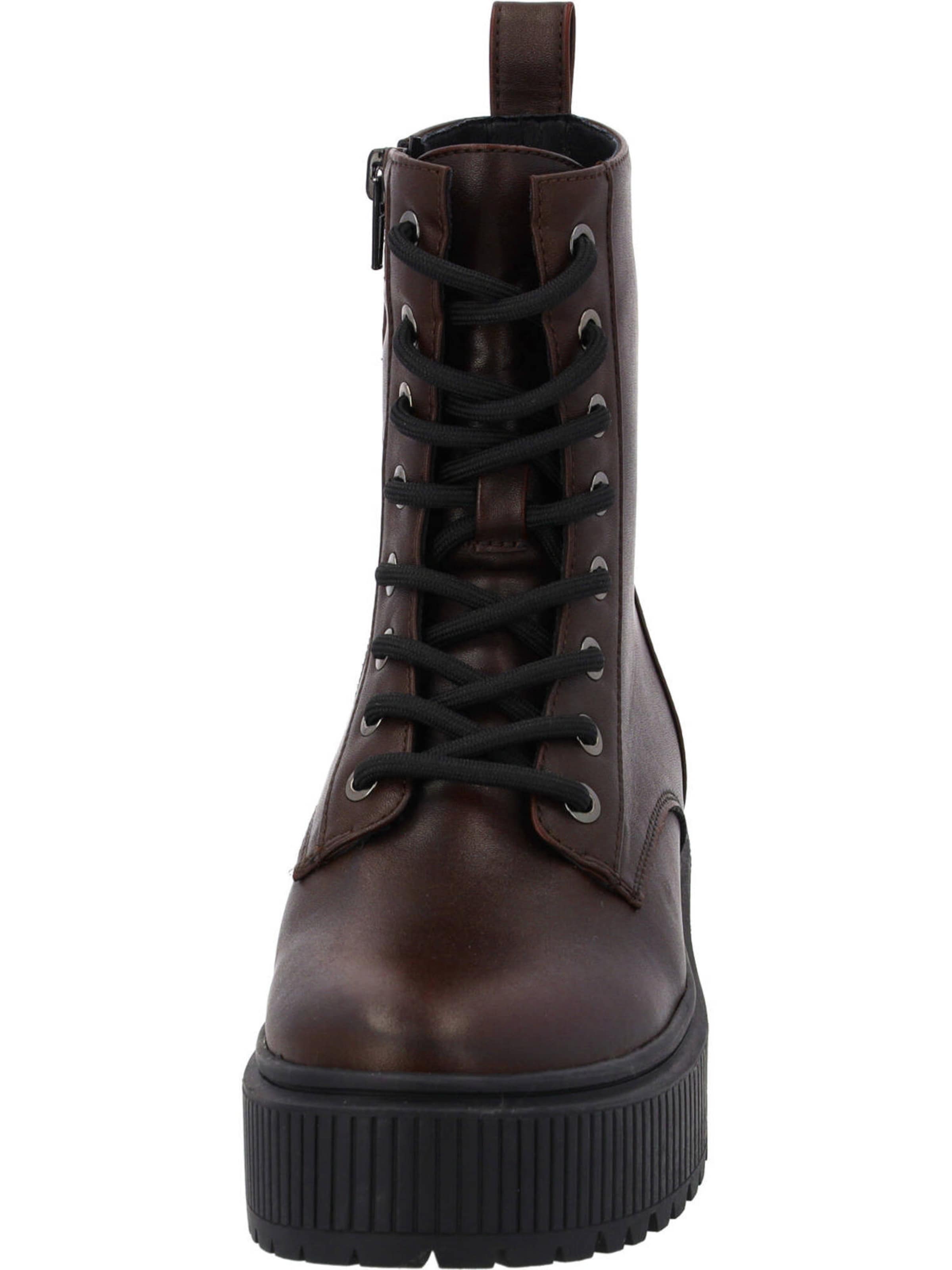 Palado Lace-up bootie 'Leski' in Red