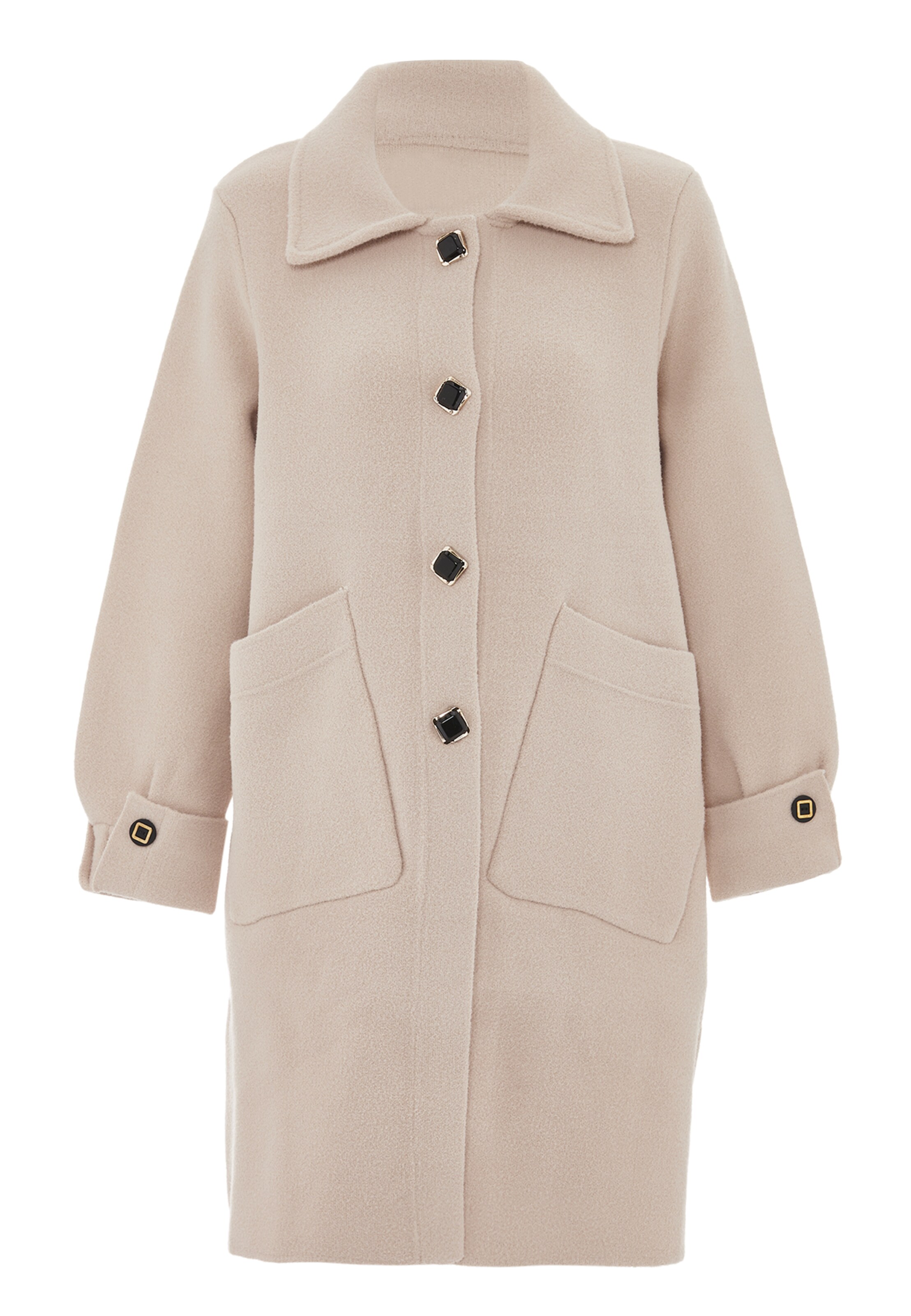 CHANI - Sobretudo meia-estação em bege: frente