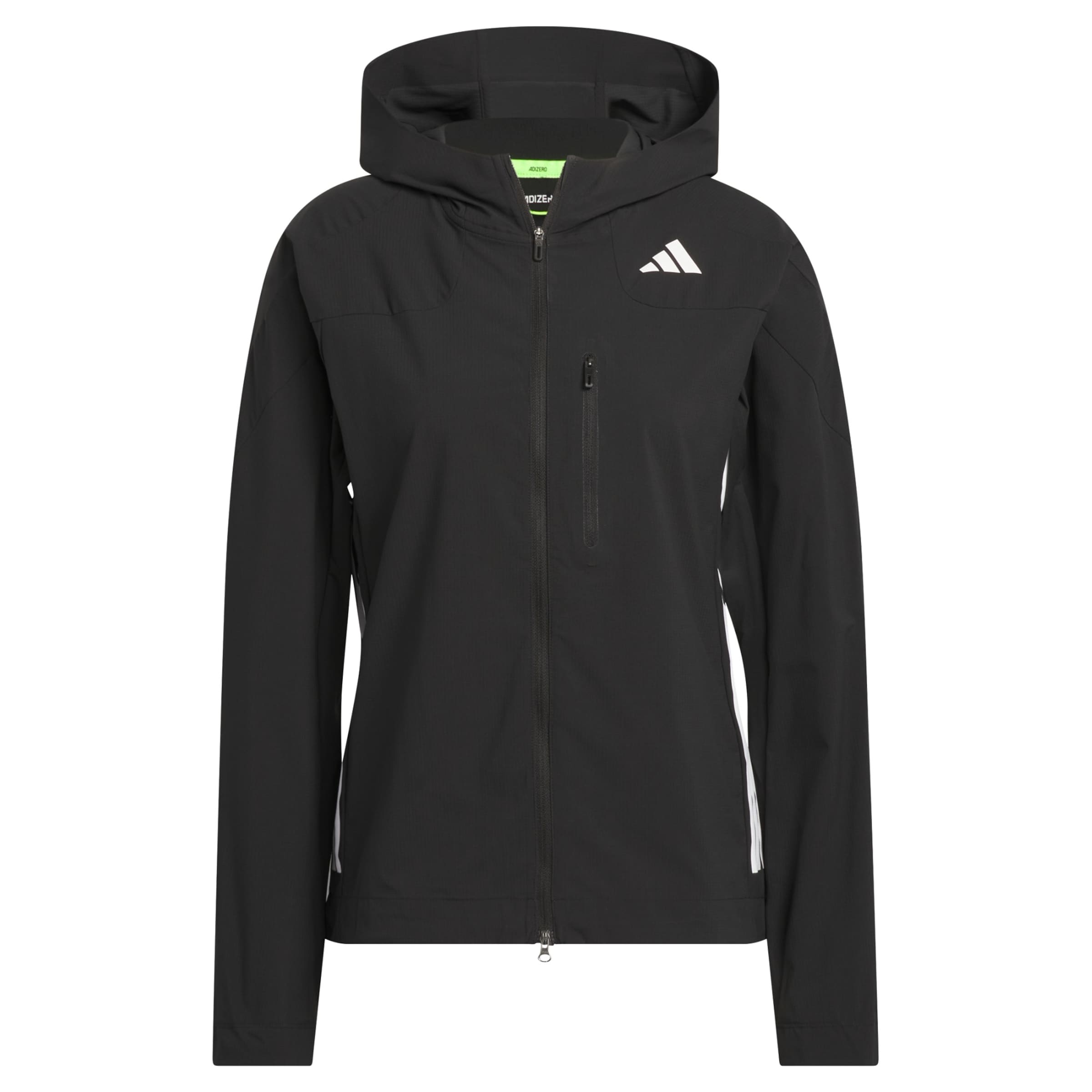 ADIDAS PERFORMANCE - Chaqueta funcional 'ADIZERO'' en negro: frente