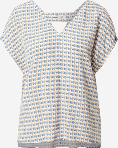 Ci comma casual identity Chemisier en bleu clair / jaune / blanc, Vue avec produit