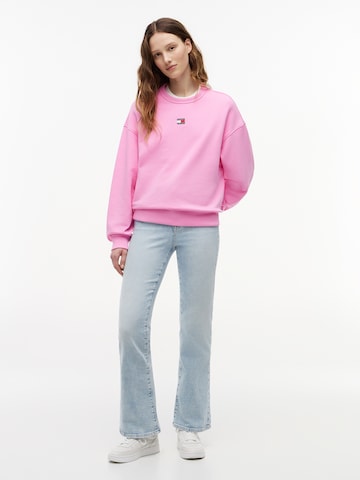Sweat-shirt Tommy Jeans en rose