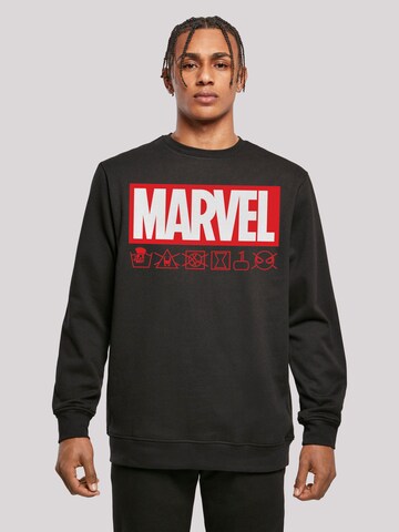 Sweat-shirt 'Marvel' F4NT4STIC en noir : devant