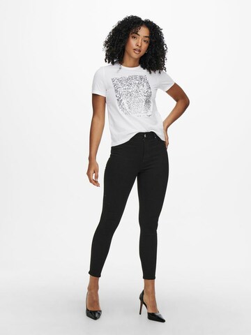 ONLY Skinny Jeans 'Option' in Schwarz