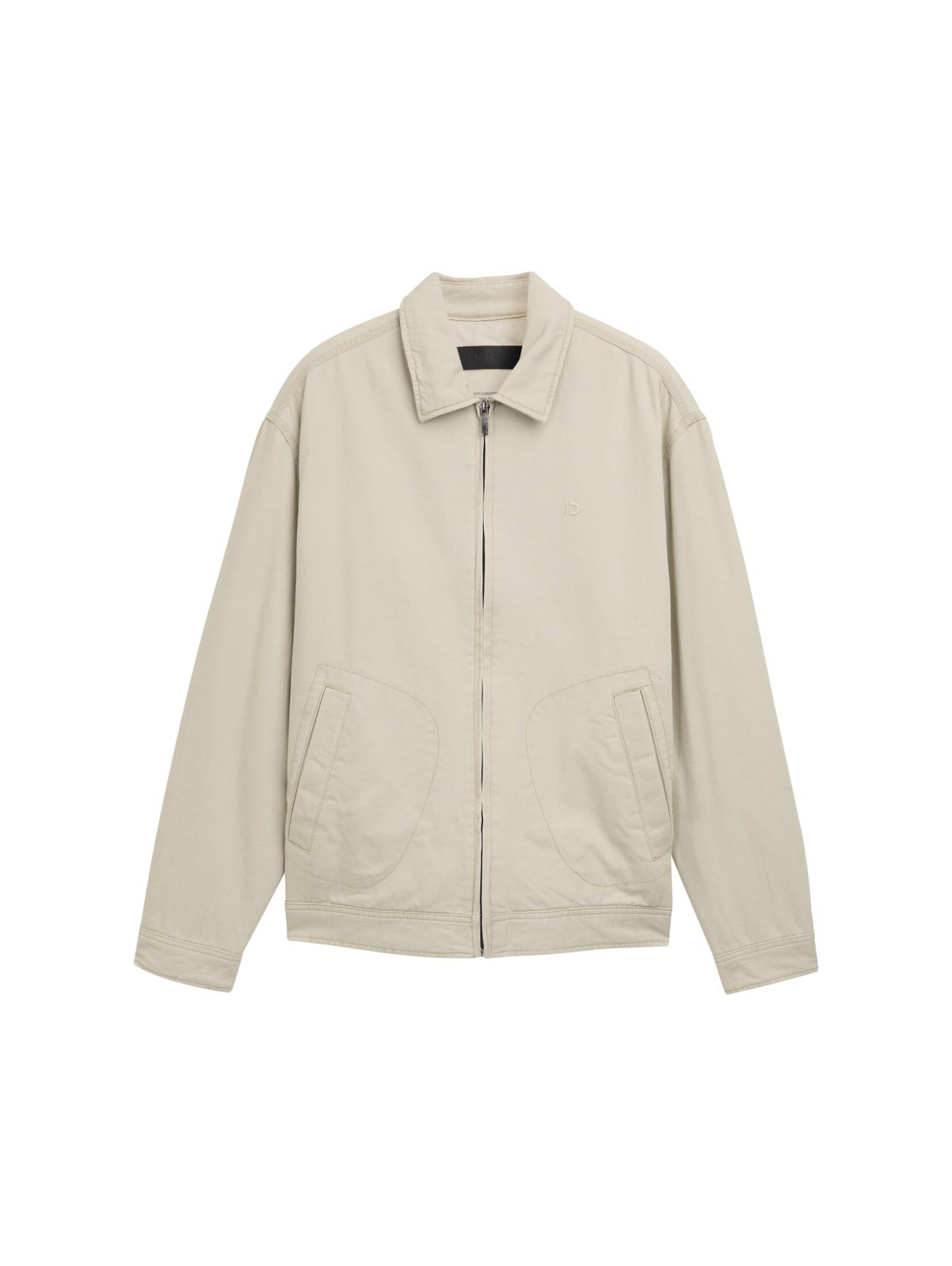 TOM TAILOR DENIM Jacke in Beige: Vorderseite