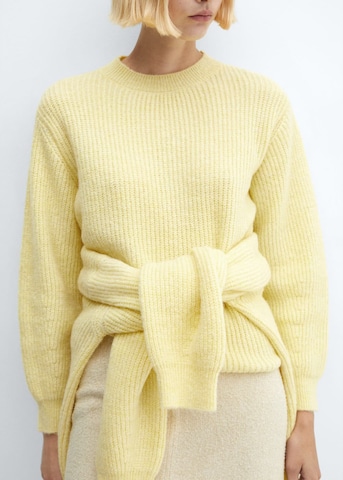 MANGO Sweater 'Grogui' in Yellow