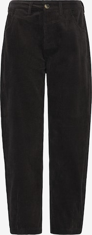 Baggy Pantalon Pulz en marron : devant