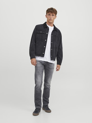 JACK & JONES Regular Дънки 'Tim Davis' в сиво