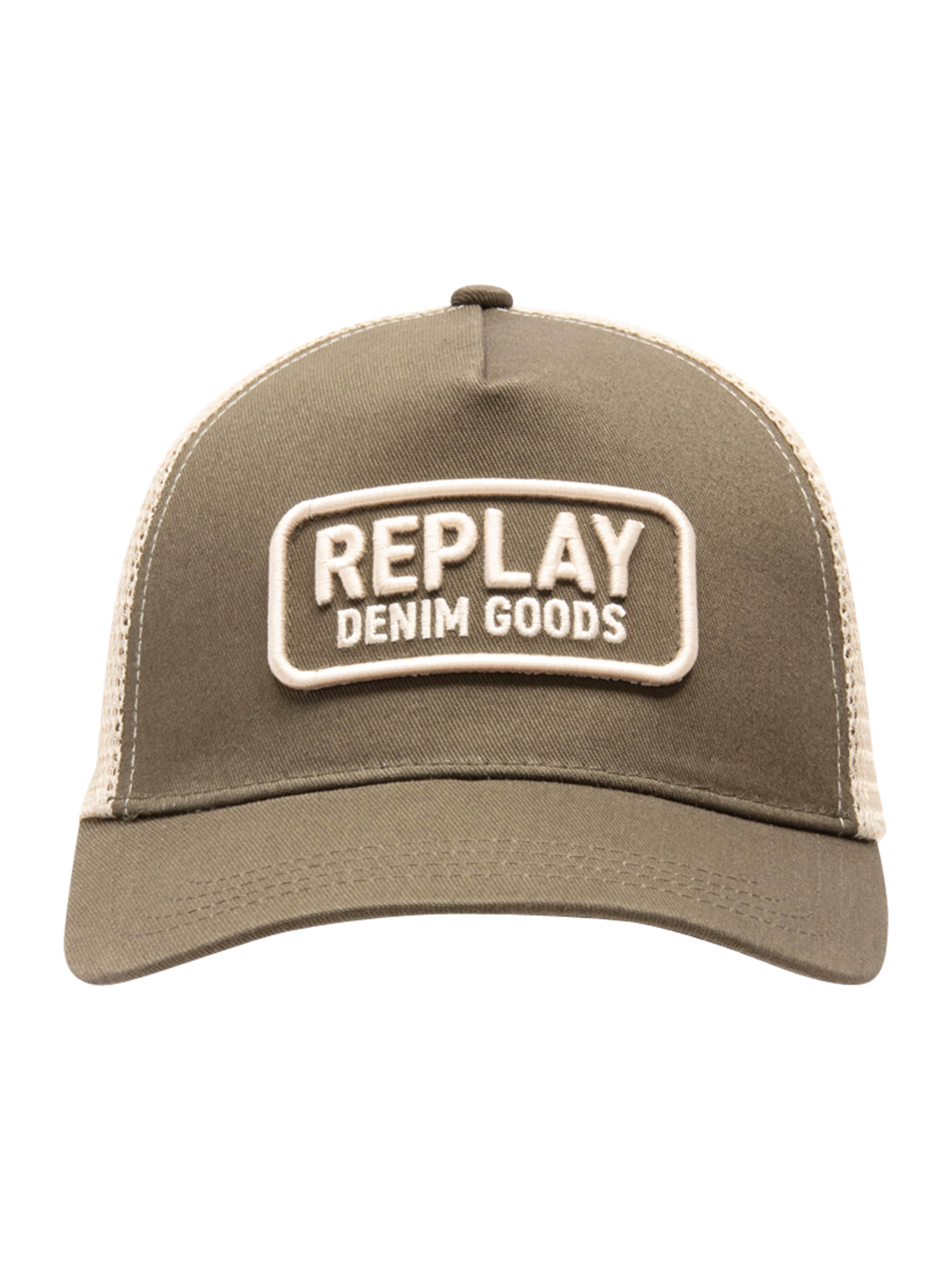 REPLAY Шапка с козирка в зелено