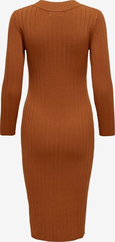 JDY Knitted dress in Brown