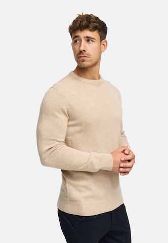 INDICODE JEANS Trui 'INMargous' in Beige