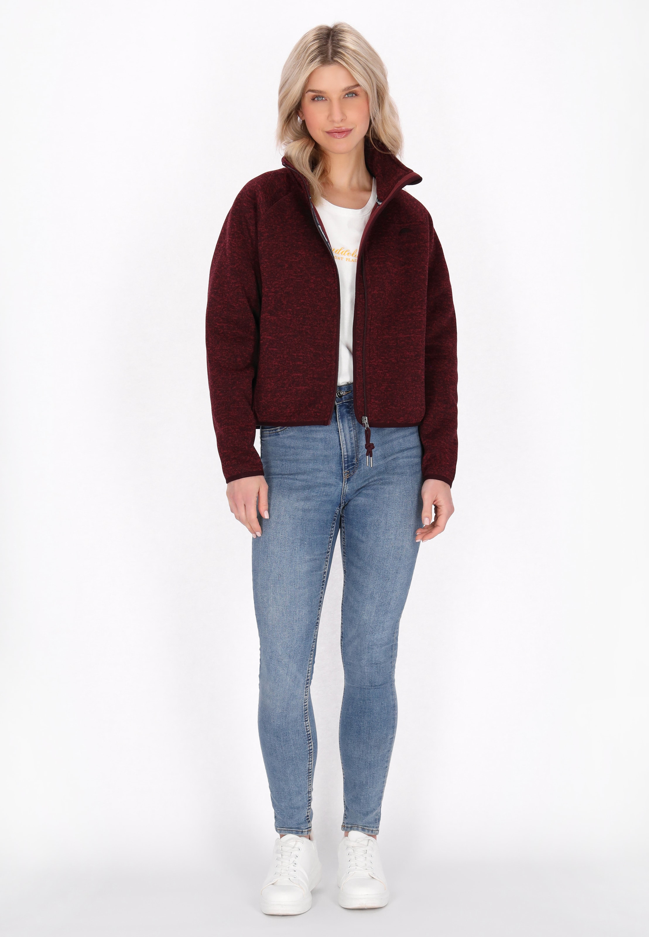 Schmuddelwedda Fleece Jacket in Red