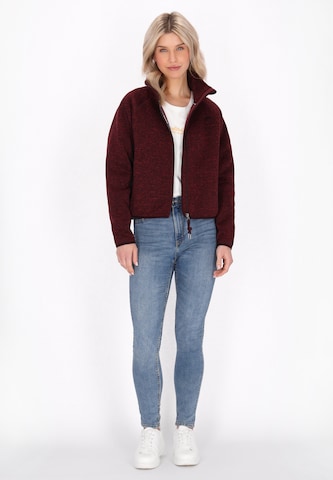 Veste en polaire Schmuddelwedda en rouge