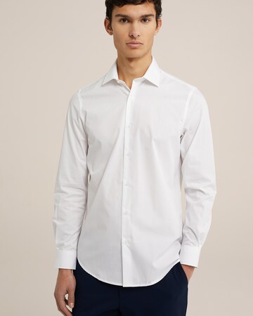 Regular fit Camicia business di WE Fashion in bianco: frontale