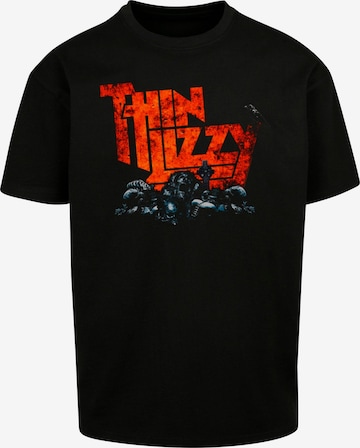 Merchcode Shirt 'Thin Lizzy - Massacare' in Black: front