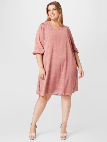 ONLY Carmakoma Dress in Pink: front