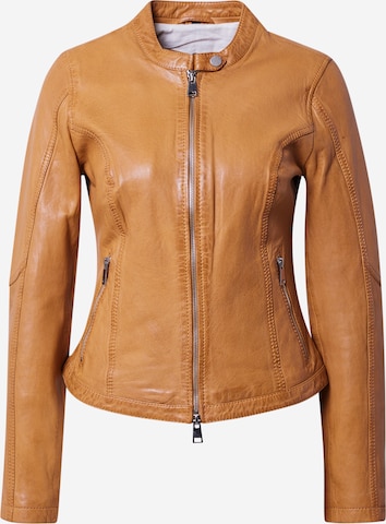 FREAKY NATION Between-Season Jacket 'New Tula' in Brown: front