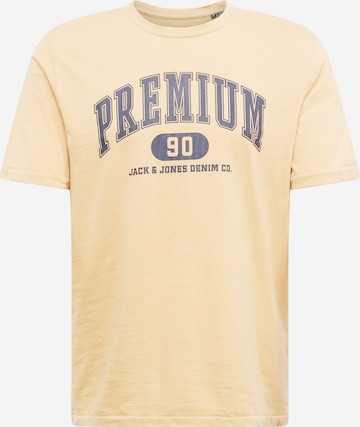 JACK & JONES T-Shirt 'SEBASTIAN' in Beige: predná strana