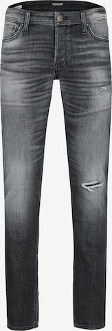 JACK & JONES Slimfit Jeans 'Mike' in Grijs: voorkant