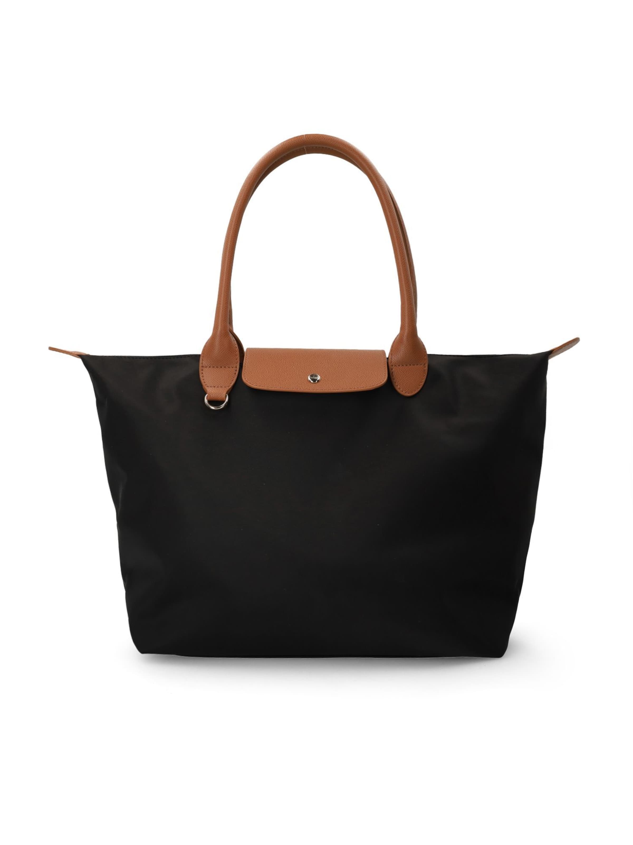 MANFIELD Handtasche in Schwarz: Vorderseite