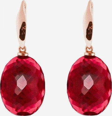 Gemshine Earrings in Red: front