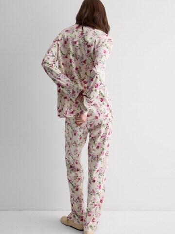 INTIMISSIMI Pajama 'Pretty Flowers' in Beige
