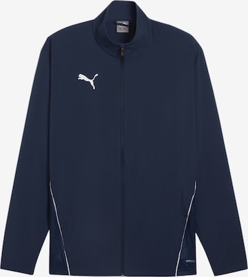 Giacca sportiva 'TeamGOAL' di PUMA in blu: frontale