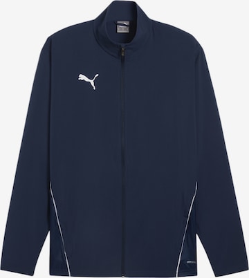 PUMA Athletic Jacket in Blue: front