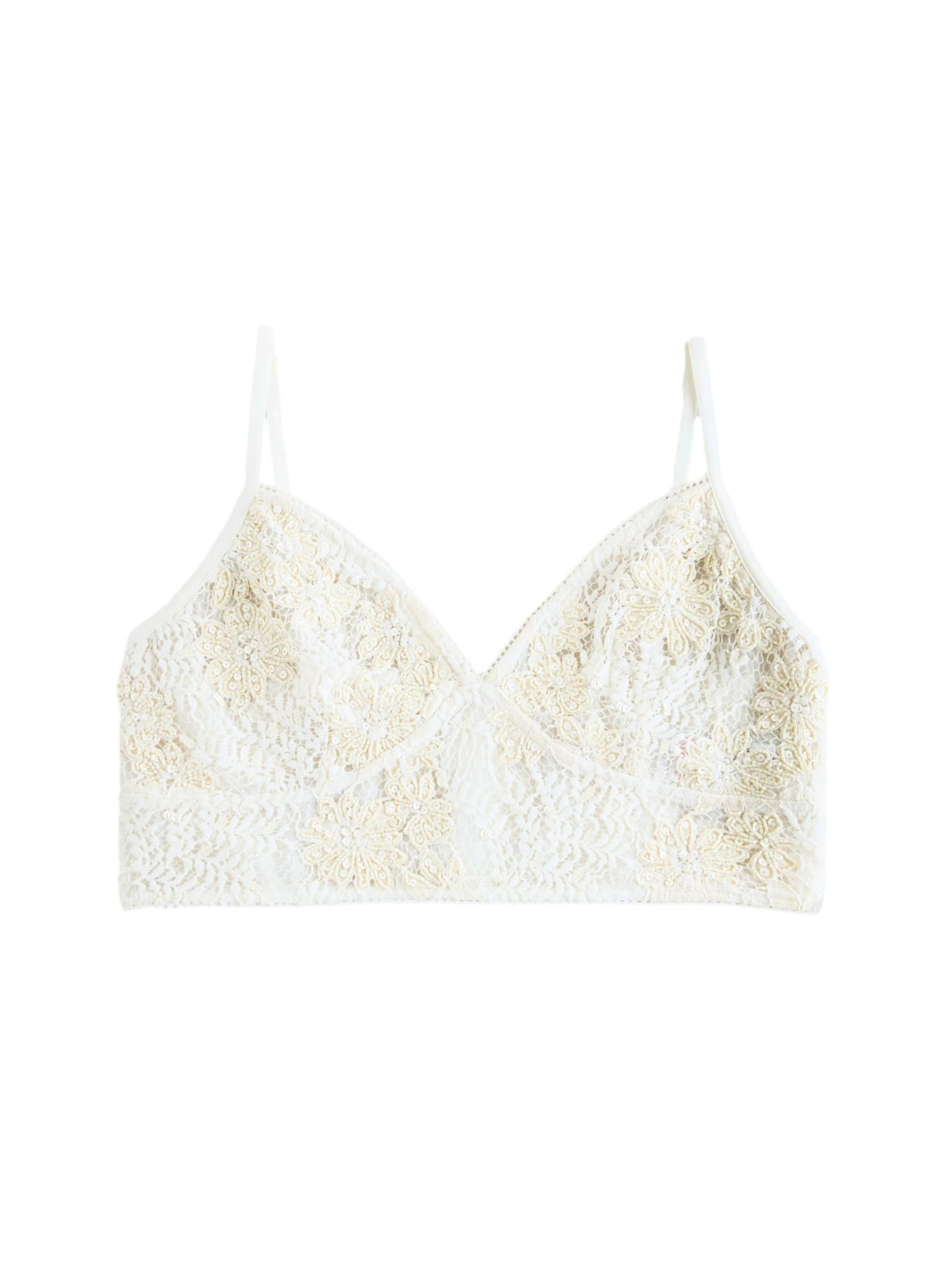 bēšs Next Trijstūra formas Krūšturis: no priekšpuses